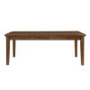 Cherry Finish Traditional Style Dining Table with 6x Drawers Wooden Dining Room Furniture