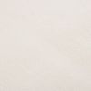 Shaggy Rug Cream White 4'x6' Polyester