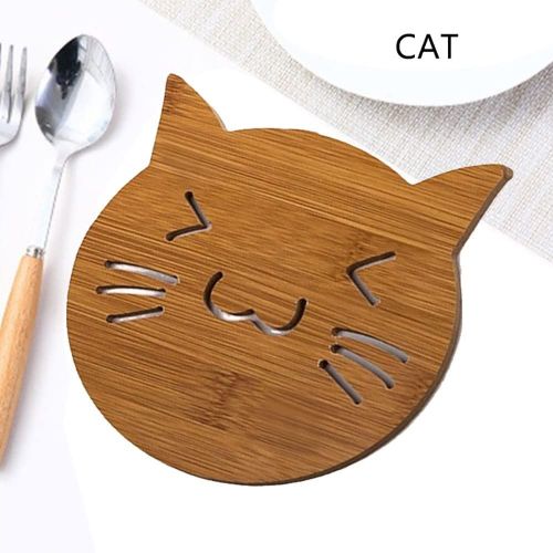 Cartoon Coasters Cup Carriers For Drinks Table Placemats Wood Drink Drinking Coaster Coffee Mug Rack Coffee Cup Stand Cup Coaster Wood Cup Wooden Dini